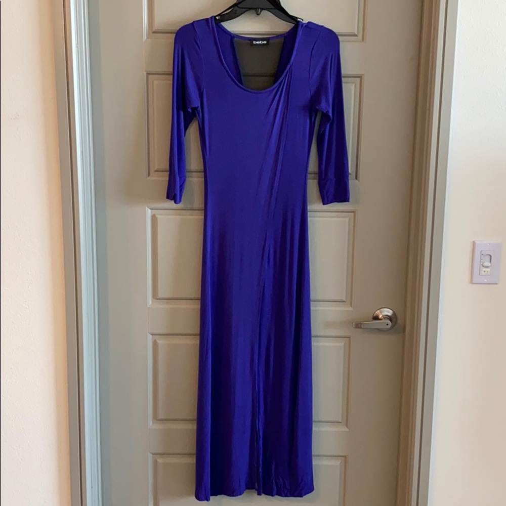 Purple Deep Split Tunic - image 1